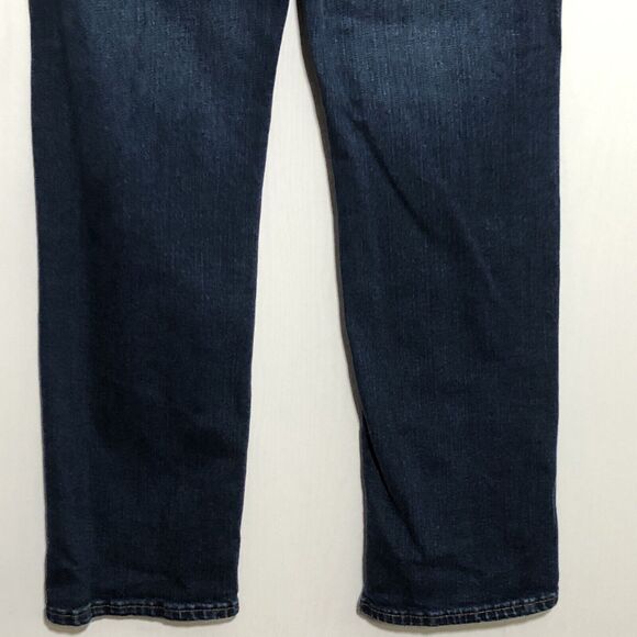 American Eagle Jeans Mens 30 30 Blue Original Bootcut Dark Wash Denim Airflex+ - Picture 8 of 12